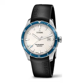 梅花/Titoni 海洋探索系列 自动机械 男表 83985 SBB-RB-516